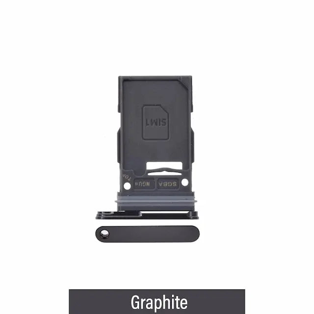 Single SIM Card Tray for Samsung Galaxy S24 FE S721B -Graphite