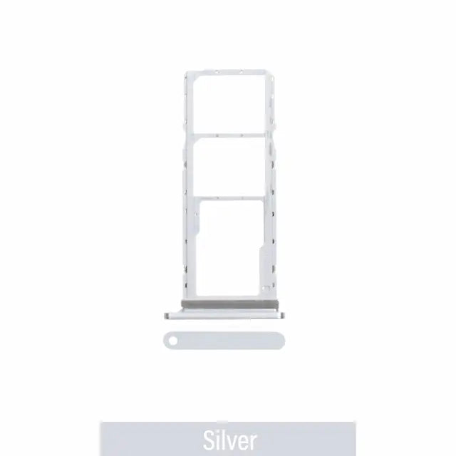 Dual SIM Card Tray for Samsung Galaxy A05s A057-Silver