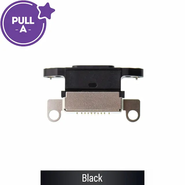 Charging Port Connector for iPhone 12 Mini-Black (PULL-A)