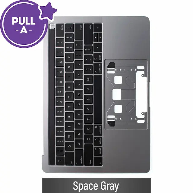 Top Case With Keyboard For MacBook Pro 13" A1706 (PULL-A)-Space Gray