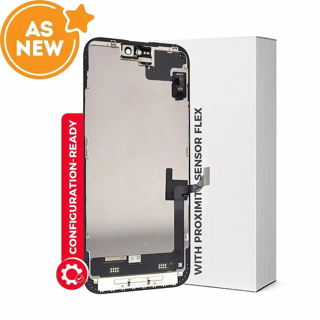 AS NEW OLED Assembly With Proximity Sensor Flex for iPhone 15 Plus Screen Replacement CH661-37213 (AS THE SAME AS SERVICE PACK, BUT NOT FROM OFFICIAL)