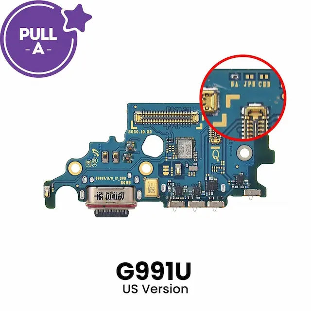 Charging Port Board for Samsung Galaxy S21 5G G991U (US Version) (PULL-A)