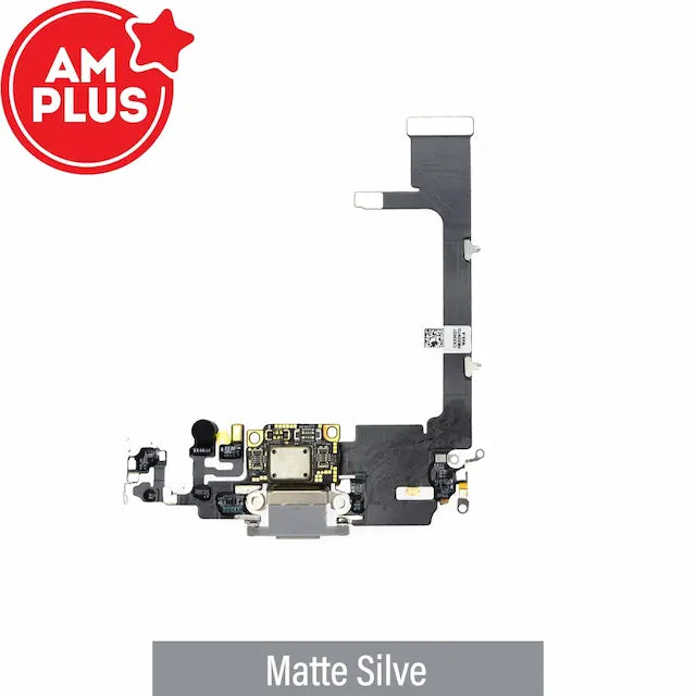 AMPLUS Charging Port for iPhone 11 Pro-Matte Silve