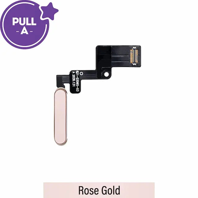 Home Button with Flex Cable for iPad Air (2020) (PULL-A)-Rose Gold