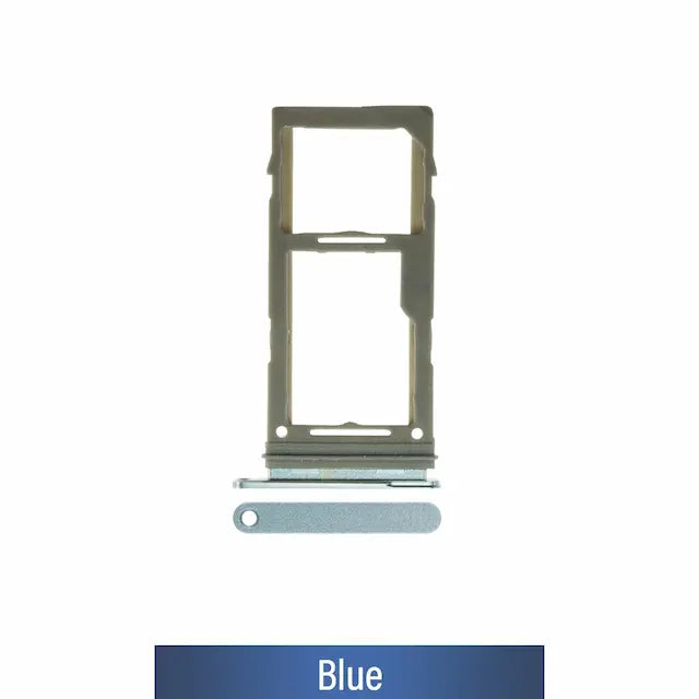 Single SIM Card Tray for Samsung Galaxy S10 G973F / S10 Plus G975F / S10E G970F-Blue