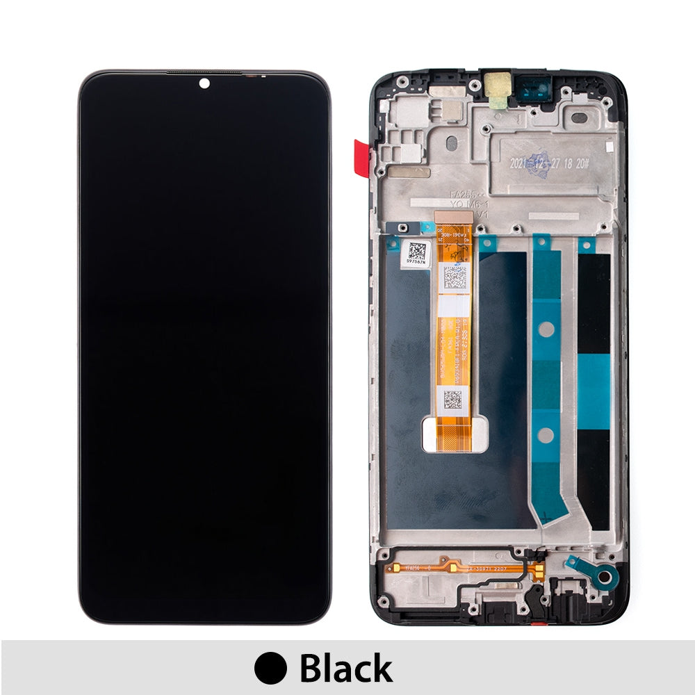 BQ7 LCD Assembly Replacement with Frame for OPPO A15 / A15s / A35 (As the same as service pack, but not from official OPPO)