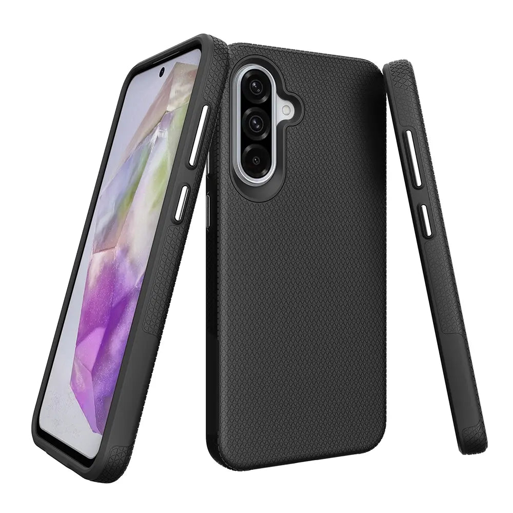 Rhinos Rugged Shockproof Case Cover for Samsung Galaxy A36 5G A366 / A56 5G A566 / A37 5G 376B-Black