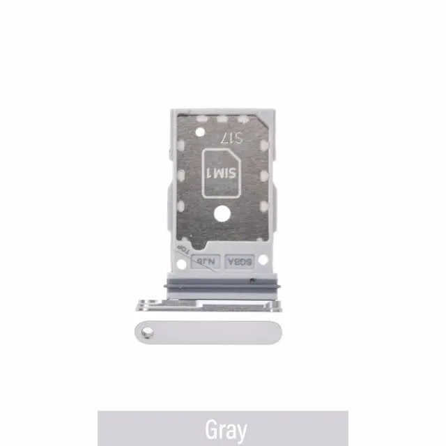 Dual SIM Card Tray for Samsung Galaxy S24 FE S721B -Gray