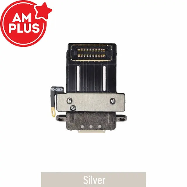 AMPLUS Charging Port with Flex Cable for iPad Pro 11 (2024)-Silver