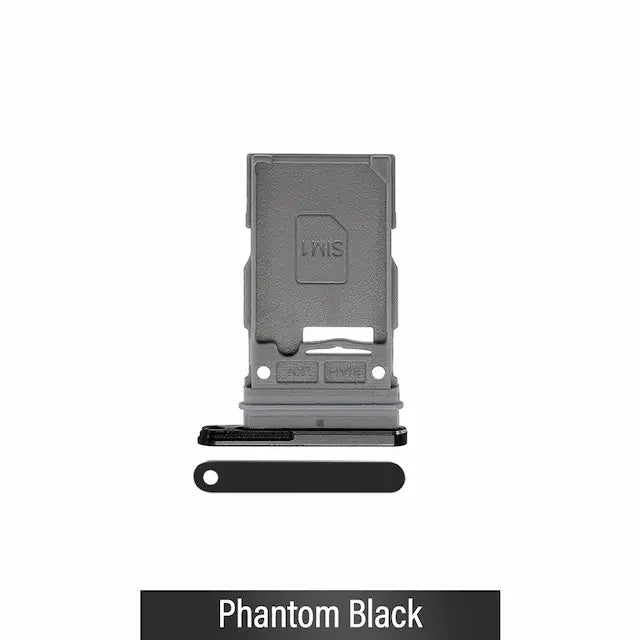 Single SIM Card Tray for Samsung Galaxy S23 Ultra S918B-Phantom Black