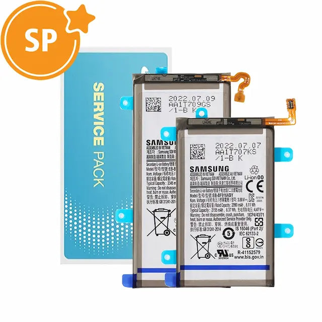 Samsung Galaxy Z Fold2 5G F916B Main + Sub Internal Battery EB-BF916ABY EB-BF917ABY GH82-24137A (Service Pack)