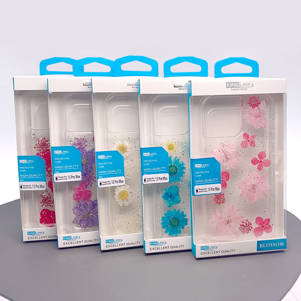 Real Flower Blossom Case for iPhone 13