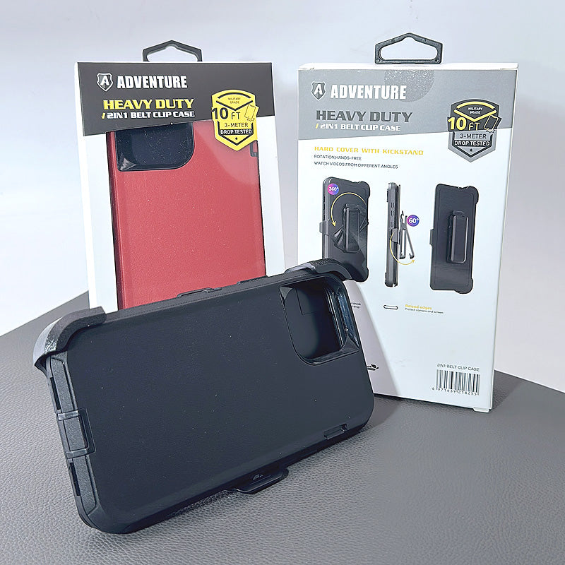 Adventure Heavy Duty 2 in 1 Belt Clip Case for iPhone 18 Pro / 17 Pro