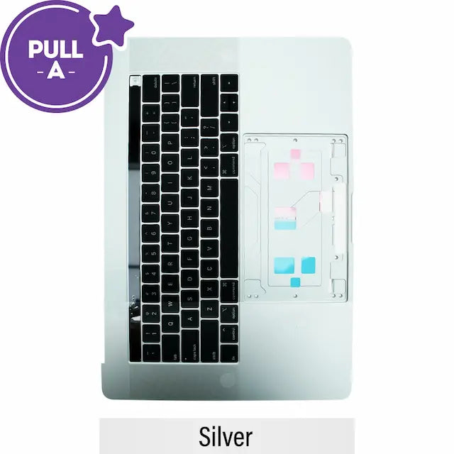 Top Case With Keyboard For MacBook Pro 15" A1707 (PULL-A)-Silver