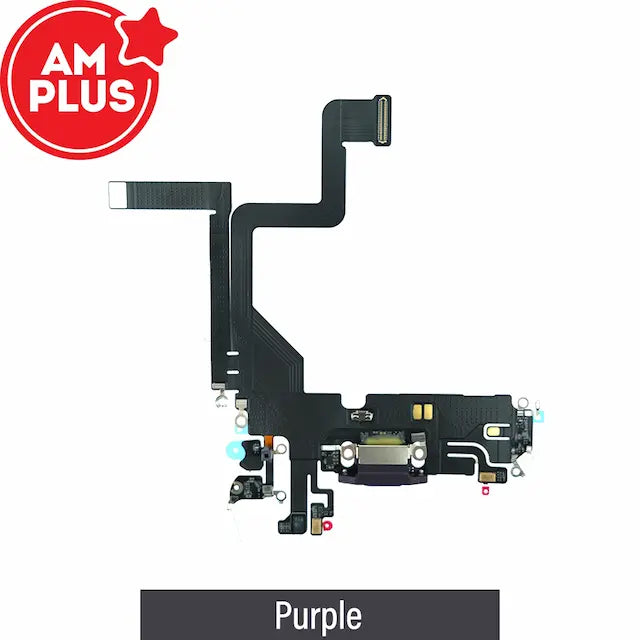 AMPLUS Charging Port for iPhone 14 Pro-Purple