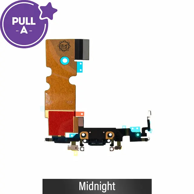 Charging Port Flex Cable for iPhone SE (2022) (PULL-A)-Midnight