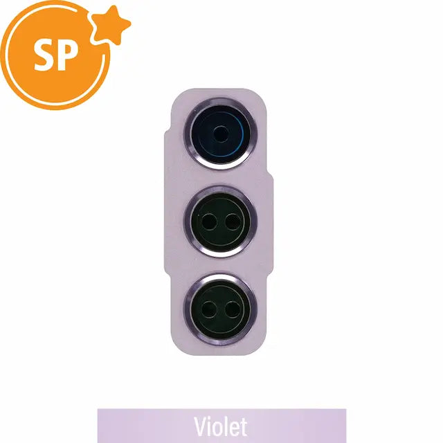 Rear Camera Lens Back Glass Cover for Samsung Galaxy S21 FE 5G G990B GH98-46772D (Service Pack)-Violet