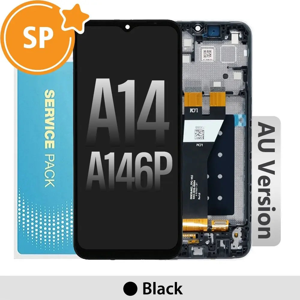Samsung Galaxy A14 5G A146P LCD Screen Replacement Digitizer GH82-23640A / GH81-23315A (Service Pack)-Black (AU Version)
