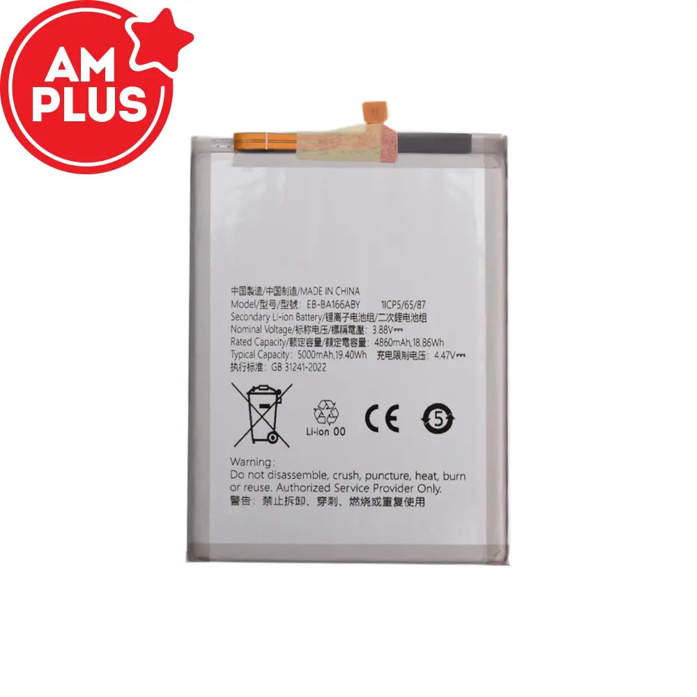 AMPLUS Samsung Galaxy A16 4G A165F / A16 5G A166P A166B / A26 5G A266B / A17 5G A176B / A17 4G A175F EB-BA166ABY Battery 4860mAh