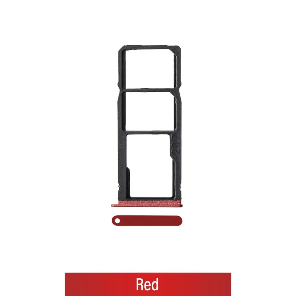 Dual SIM Card Tray for Samsung Galaxy A20s A207F-Red (Not for AU)