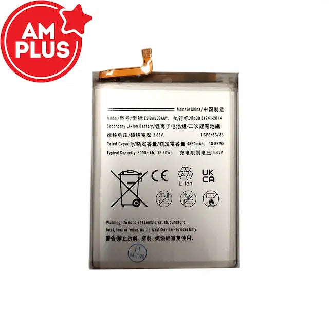 Samsung Galaxy A33 5G A336B / A53 5G A536B Replacement Battery 4860mAh (AMPLUS)