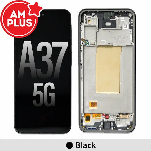 OLED Screen Digitizer Replacement for Samsung Galaxy A37 5G A376B - Black (AMPLUS)
