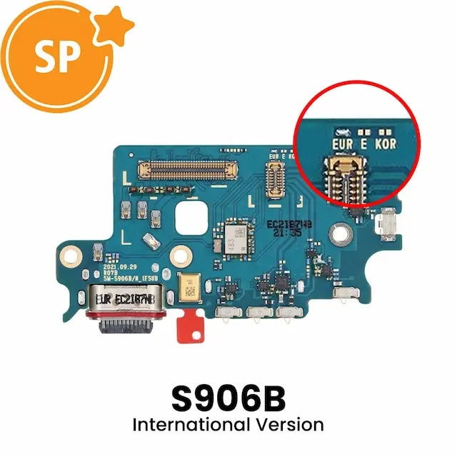 Charging Port Board for Samsung Galaxy S22 Plus 5G S906B (International Version) GH96-14805A (Service Pack)