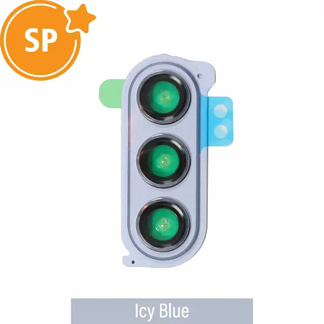 Rear Camera Cover / Frame (Without Camera Lens Glass) for Samsung Galaxy Z Fold5 F946B GH98-48528C (Service Pack)-Icy Blue