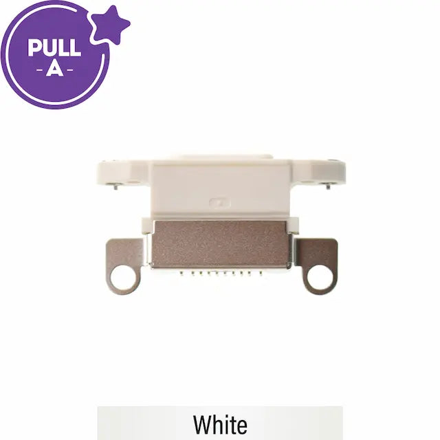 Charging Port Connector for iPhone 12 Mini-White (PULL-A)