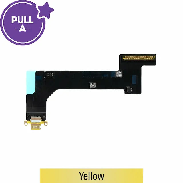 Charging Port with Flex Cable for iPad (2022) (Wi-Fi + Cellular) (PULL-A)-Yellow