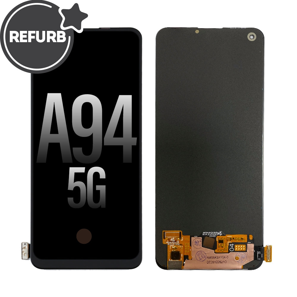 REFURB OLED Screen Digitizer Replacement for OPPO A94 5G / A94 4G / Reno4 SE 5G / Reno5 Lite / Reno5 F 4G / Reno5 Z 4G / Reno6 Z 5G / A95 5G / F19 Pro 4G / F19 Pro+ 5G / Realme V15 5G / Realme X7 5G / Realme Q2 Pro 5G / Realme 8Pro 4G