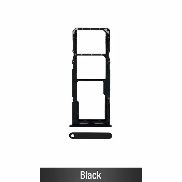 Dual SIM Card Tray for Samsung Galaxy A22 5G A226B-Black (Not for AU)