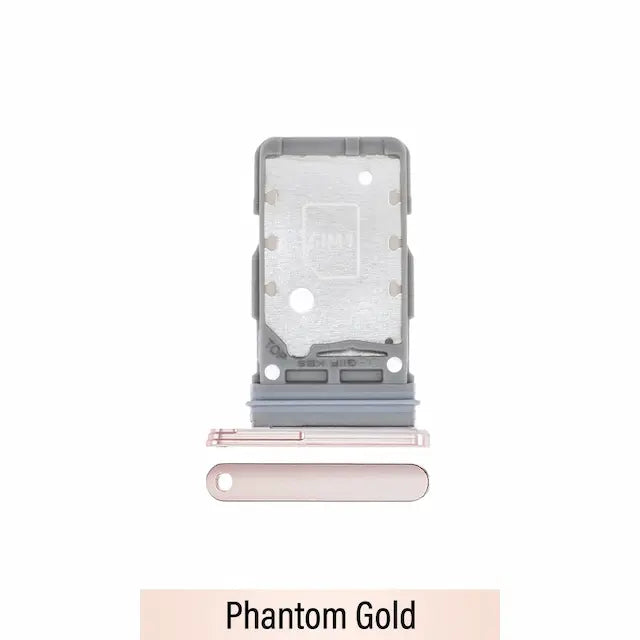 Dual SIM Card Tray for Samsung Galaxy S21 Plus G996-Phantom Gold