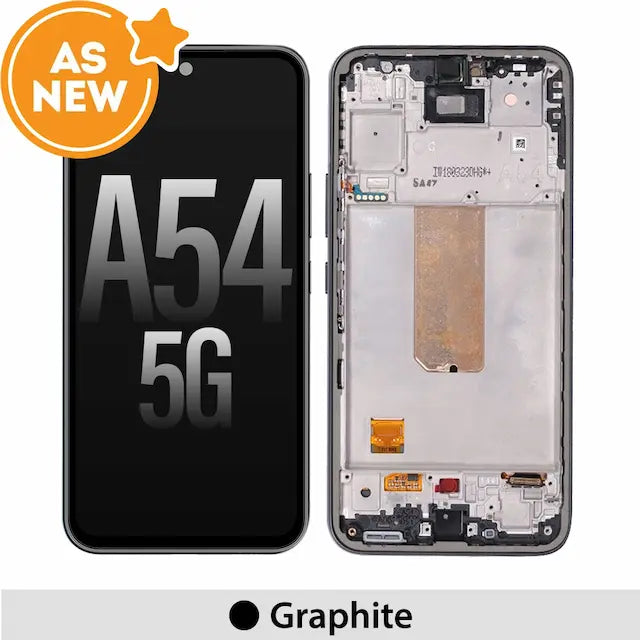 OLED Screen Replacement Digitizer GH82-31232A for Samsung Galaxy A54 5G A546 -Graphite (AS NEW)(SERVICE PACK SCREEN AND SERVICE PACK FRAME)
