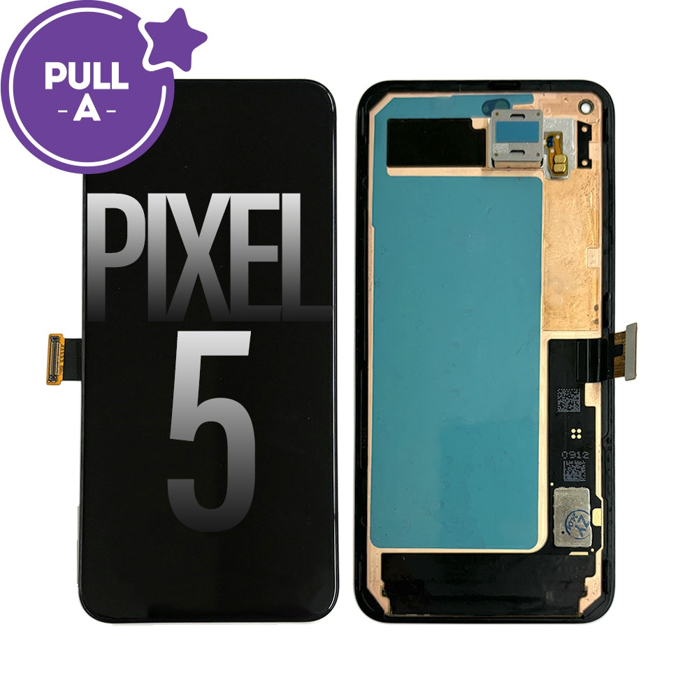 REFURB OLED Screen Digitizer Replacement with Bezel Frame for Google Pixel 5