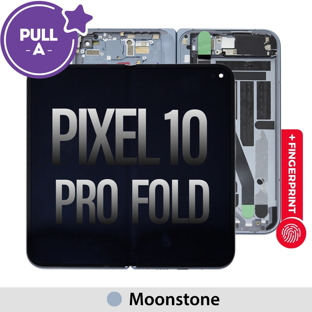 OLED Screen Digitizer Replacement With Frame and Fingerprint Sensor for Google Pixel 10 Pro Fold (PULL-A)