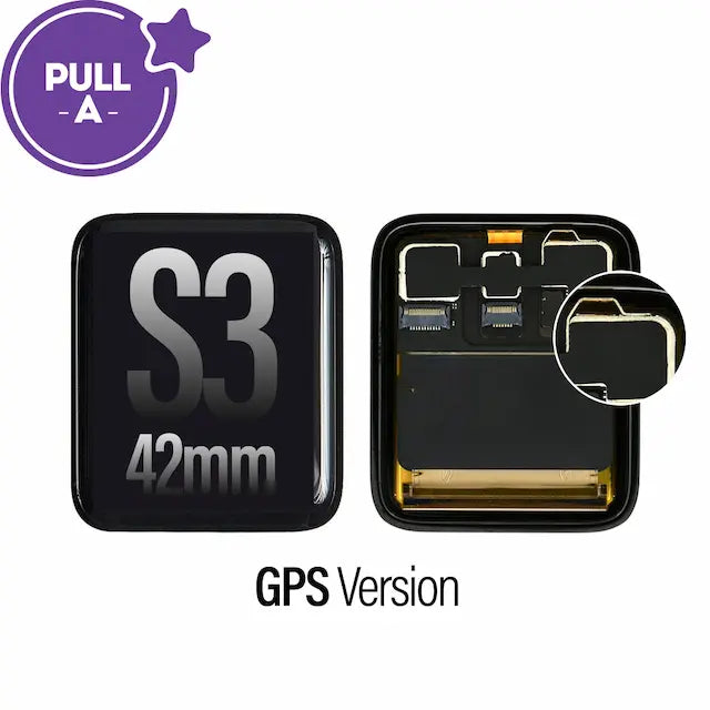 OLED and Digitizer Assembly Screen Replacement for Apple Watch 3 (GPS Version) (42mm) (PULL-A)
