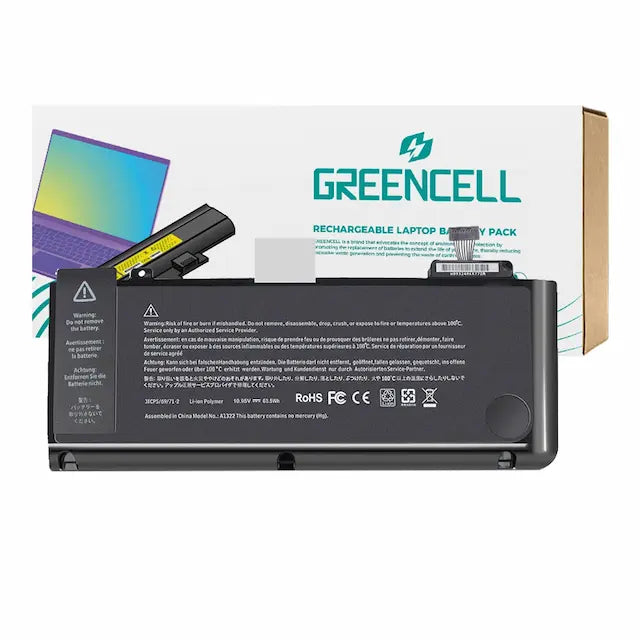 Greencell Battery A1322 for Apple MacBook Pro 13" MB990LL/A