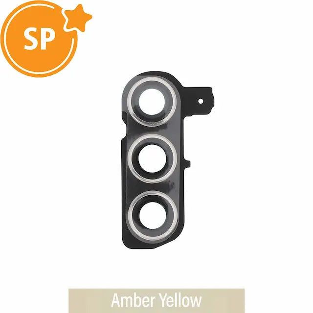 Rear Camera Lens Back Glass Cover for Samsung Galaxy S24 S921B GH98-48856D (Service Pack)-Amber Yellow