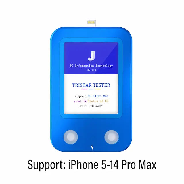 JCID U2 Tristar Tester for iPhone iPad U2 Charger IC and SN For 5-14 Pro Max