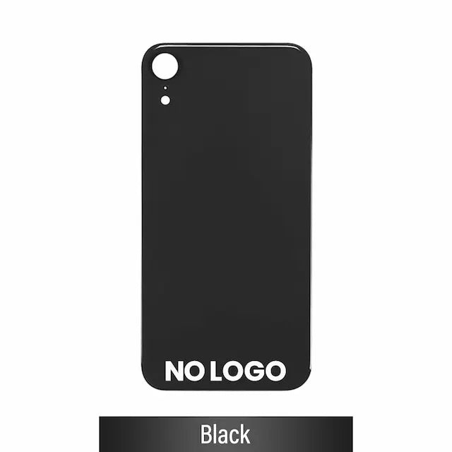 Rear Glass With 3M Adhesive Replacement for iPhone XR (NO LOGO)-Black