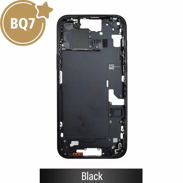 Mid-Frame Housing for iPhone 15 Plus-Black (With SIM Tray Version) (BQ7)