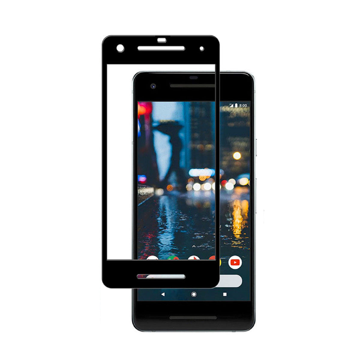 3D Tempered Glass Screen Protector For Google Pixel 2 XL