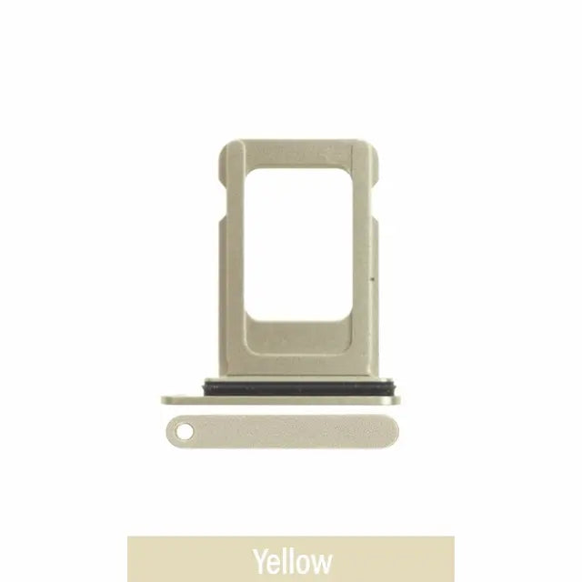 Single SIM Card Tray for iPhone 15 / 15 Plus-Yellow