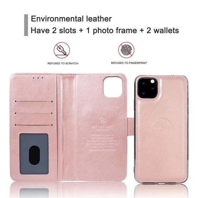 Wetherby Calfskin Handmade Magnetic with Strap Case for iPhone 7 Plus / 8 Plus