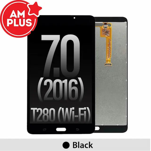 AMPLUS OLED Assembly Replacement for Samsung Galaxy Tab A 7.0" 2016 (Wi-Fi) T280-Black