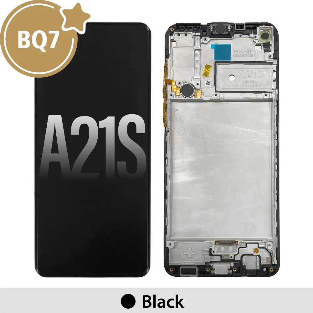 Samsung Galaxy A21s A217F BQ7 LCD Screen Replacement Digitizer-Black (As the same as service pack, but not from official Samsung)