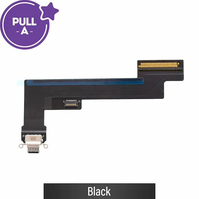 Charging Port with Flex Cable for iPad Air (2020) (Wi-Fi) (PULL-A)-Black