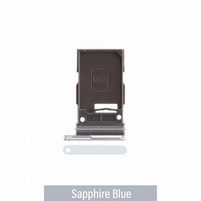Single SIM Card Tray for Samsung Galaxy S24 S921B / S24 Plus S926B-Sapphire Blue