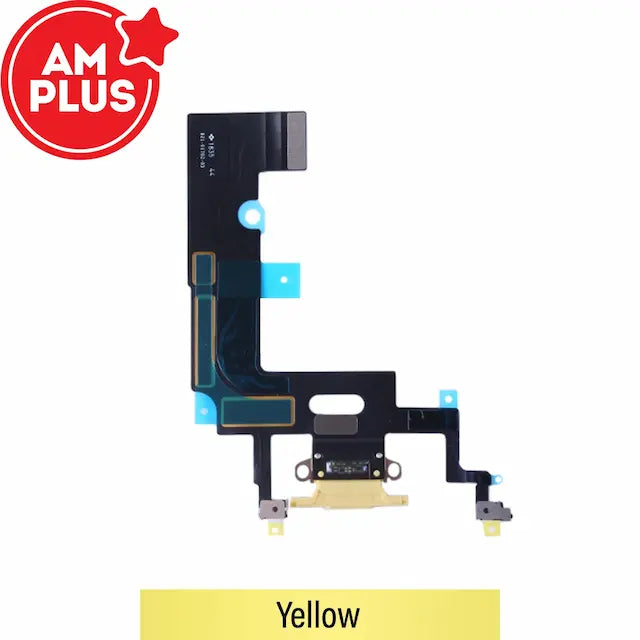 AMPLUS Charging Port for iPhone XR-Yellow